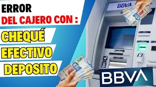 Problemas Comunes en los Cajeros BBVA [upl. by Neetsirk]