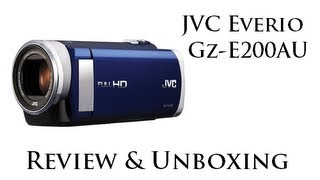 JVC Everio GZE200AU HD Camcorder Review [upl. by Refotsirhc]