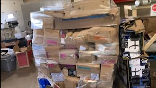 Unboxing and Breaking Down a Liquidation Pallet of Walmart Overstock [upl. by Llehsor604]