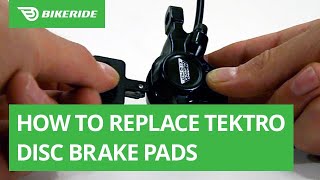 How to Replace Tektro Disc Brake Pads [upl. by Asillam2]