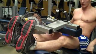 How To Seated Leg Curl Cybex [upl. by Razal]