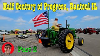 Half Century of Progress Farm Show 2023 Rantoul Illinois tractor [upl. by Ardnua]