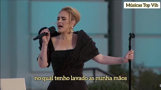 Adele  Easy On Me TraduçãoLegendado Live One Night Only [upl. by Yecies330]