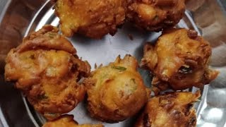 onion bonda  bonda Recipe  tea time snacks recipe [upl. by Ahseyi219]