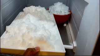 FLAKY ICE MIXED IN WITH HUMIDIFIER FROST  REFROZEN BOTTOM TRAY  REQ 1250 [upl. by Lienahs14]