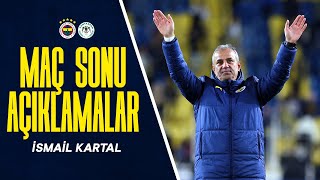 Teknik Direktörümüz İsmail Kartalın Maç Sonu Açıklamaları  Fenerbahçe 71 Konyaspor [upl. by Ordnasela75]