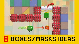 8 Ideas with Masks and Boxes Part 1  Super Mario Maker 2 [upl. by Einal]