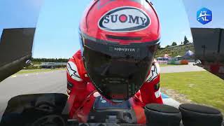 HelmetCam with Francesco Bagnaia  MotoGP™24 JapaneseGP twinringmotegi [upl. by Mariejeanne]