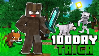 100 Days  Minecraft TAIGA [upl. by Giorgi811]