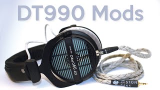 DT990 Detachable cable and other mods [upl. by Nylaj195]