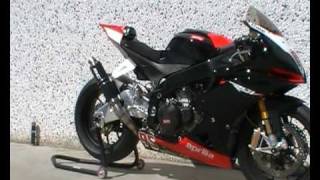 APRILIA RSV4 SCPROJECT EXHAUST VIDEOampSOUNDavi [upl. by Annayar]