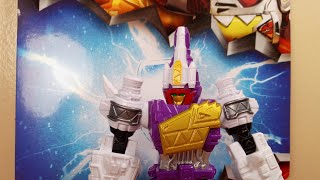 Plesio charge Megazord figure review Dino super charge [upl. by Virgel]