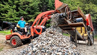 Gravel Conveyor Belt Build  Self Reliance Beast Mode [upl. by Nnylekoorb722]