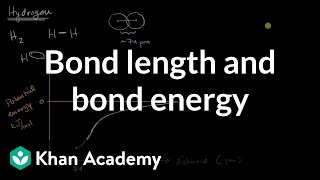 Bond length and bond energy  AP Chemistry  Khan Academy [upl. by Werdn]