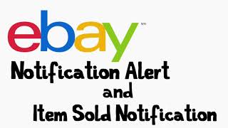 eBay Notification Alert And Item Sold Notification Alert Watch Item Alert Cha Ching Sound Effect [upl. by Siraval330]