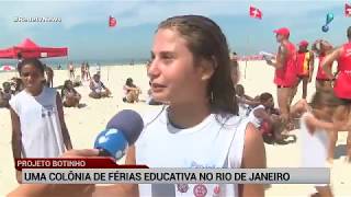 Projeto Botinho oferece uma colônia de férias educativa no Rio [upl. by Anel]