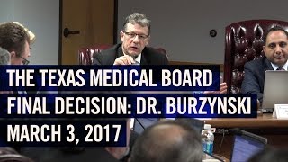 March 2017 Final Decision Texas vs Dr Burzynski [upl. by Schaumberger]