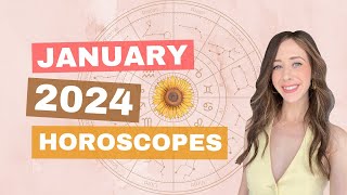 🌻 JANUARY 2024 HOROSCOPES  ALL 12 SIGNS 🌻 PLUTO REENTERS AQUARIUS ♒️ [upl. by Acinoreb]