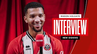 Mason Holgate  New Signing  Sheffield United First Interview [upl. by Lemmy]