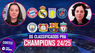 QUEM GANHA A CHAMPIONS 2025 MOSTRAMOS QUEM JÁ ESTÁ CLASSIFICADO E OS FAVORITOS DE CADA POTE [upl. by Gualtiero942]