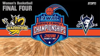 2018 NWAC WBB Final Four  Walla Walla vs Big Bend [upl. by Lednik]