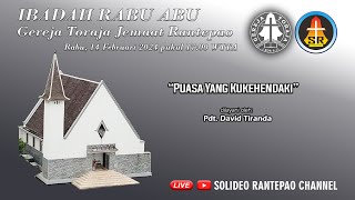 LIVE Ibadah Hari Rabu Abu  14022024 pukul 1700 WITA  Gereja Toraja Jemaat Rantepao [upl. by Bottali]