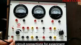 Zener Diode connection class 12 experiment [upl. by Darelle475]