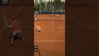 Corentin Moutetin orange Vs Nocoloz Basilashvilli atptennis [upl. by Lexine111]