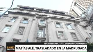 Matías Alé está internado en el Otamendi  Telefe Noticias [upl. by Jago402]