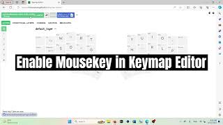 Remap mouse keys in ZMK using nickcoutsos keymap editor [upl. by Adnarim]