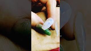 Shell Gel amp Real Abalone Shell Nail Art nails nailart [upl. by Nemra]