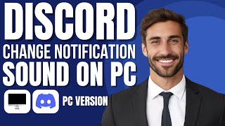 How To Change Discord Notification Sound On PC customize ping [upl. by Aitnis]