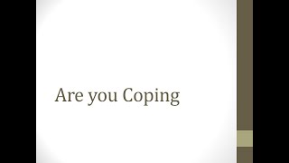 Coping Skills [upl. by Nannoc]