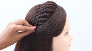 top super open hairstyle for party  hairstyle for girls  hairstyle for wedding  hair style girl [upl. by Riabuz]