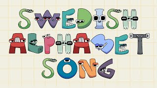 SWEDISH ALPHABET SONG  Alphabet Lore PARODY COMPILATION  Alphabet Lore animation Mike Salcedo [upl. by Amie]