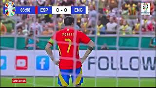 PES 2021 🔴EN VIVO España vs Inglaterra  FINAL  Eurocopa 2024  Partido En vivo Hoy [upl. by Ruffin]