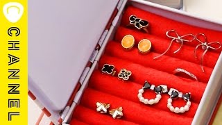 アクセサリー収納ケースの作り方♪ How to make accessory storage case ♪ [upl. by Navetse]