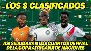 ASÍ SE JUGARÁN LOS CUARTOS DE FINAL DE LA COPA AFRICANA [upl. by Coco]