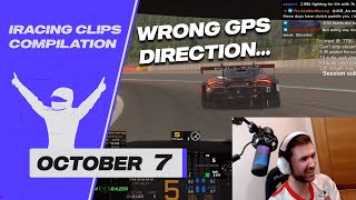 October 7  iRacing Clips Compilation [upl. by Ellicott171]