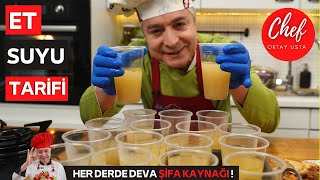 ŞİFA DEPOSU İLİKLİ ET SUYU NASIL YAPILIR  CHEF OKTAY USTA [upl. by Anala173]