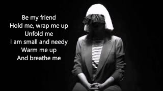 Sia  Breathe Me live with lyrics [upl. by Nesmat]