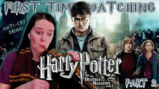 Harry Potter and the Deathly Hallows Part 2  Movie Reaction Part 2  First Time Watching [upl. by Groeg909]