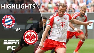 Bayern Munich vs Eintracht Frankfurt  Bundesliga Highlights  ESPN FC [upl. by Poucher]