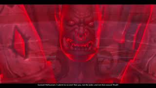 Garroshs Second Death in the Raid Sanctum of Domination Cutscene WoW Shadowlands 91 [upl. by Ellissa]