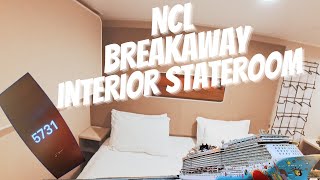 NCL Breakaway Interior Stateroom 5731 and Review [upl. by Joerg657]