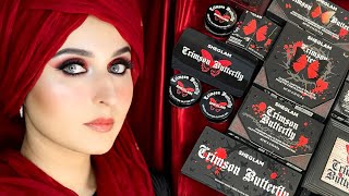 sheglamofficial Crimson Butterfly Collection Tutorial amp Review sheglam sheglamcrimsonbutterfly [upl. by Atilrac43]