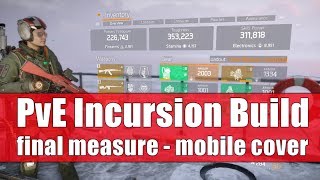 PvE Incursion Build  Final Measure Mobile Cover  Backpack Resourceful The Division 182 [upl. by Efthim]