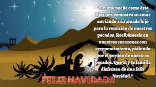 deseos de navidadpalabras de navidadpensamientos de navidad originales [upl. by Irolam]