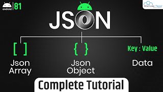 What is JSON Response JSON Array JSON Object KeyValue  DATA  Android JSON Tutorial [upl. by Pomona]