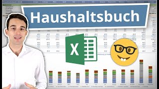 Excel Haushaltsbuch erstellen amp führen  Anleitung inkl Vorlage 📊 [upl. by Allx]